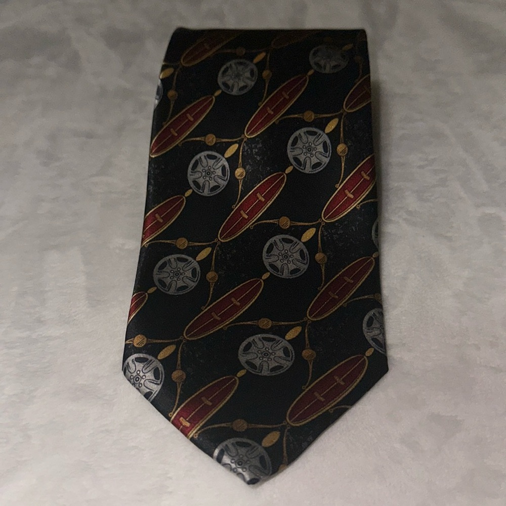 Jaguar By Laura Pearson Mens Necktie Jaguar Rims